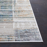 Safavieh Bel Air 4'-5" x 6'-5" Rug in Dark Grey / Gold