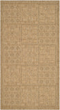 Safavieh Courtyard 2'-7" x 5'-0" Rug in Gold / Natural