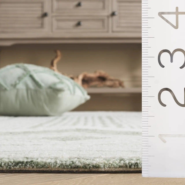 Safavieh Pine 4'-0" x 6'-0" Rug in Sage / Ivory