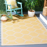Safavieh Courtyard 5'-3" x 7'-7" Rug in Yellow / Beige