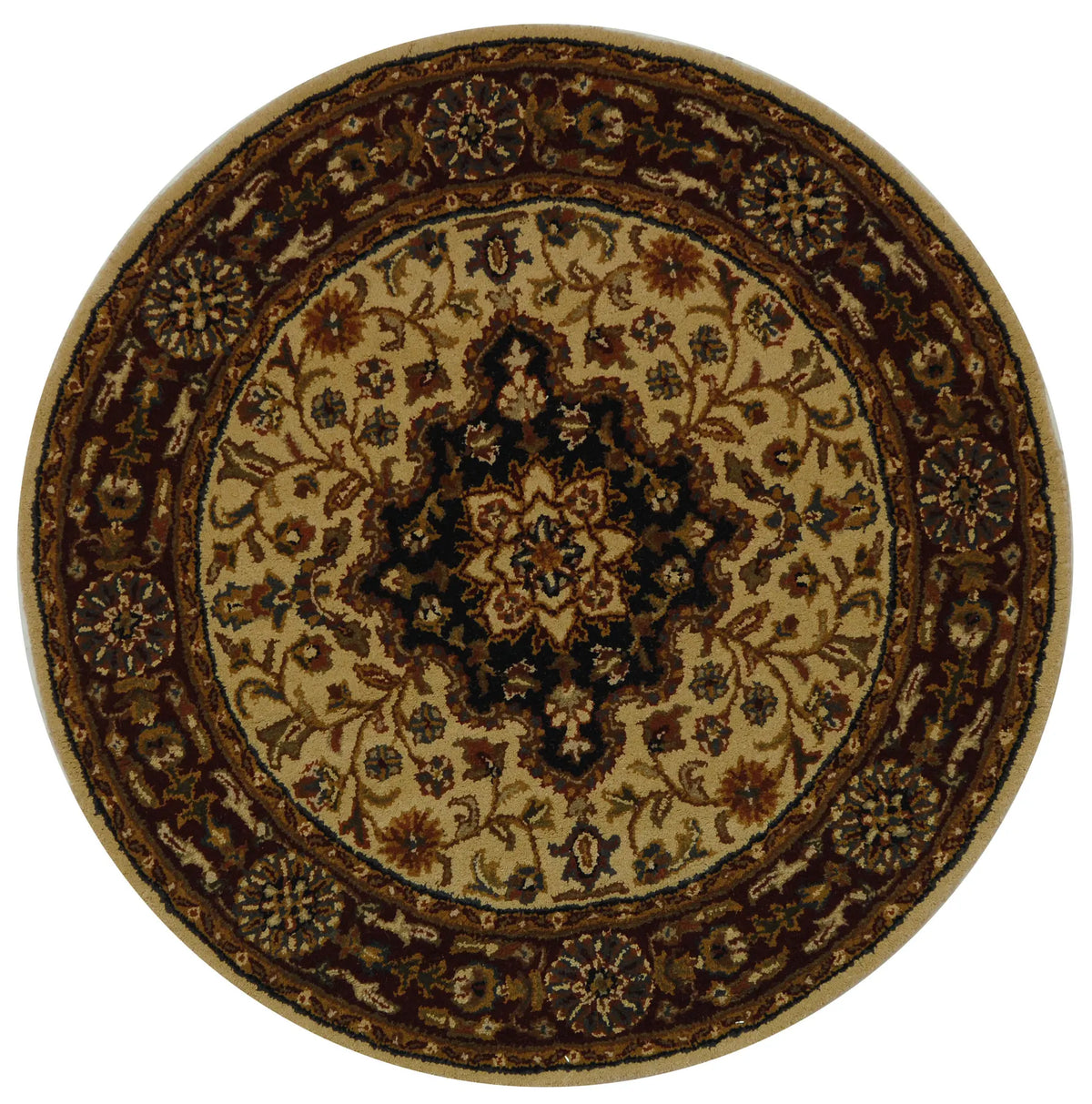 Safavieh Heritage 3'-6" x 3'-6" Rug in Ivory / Red