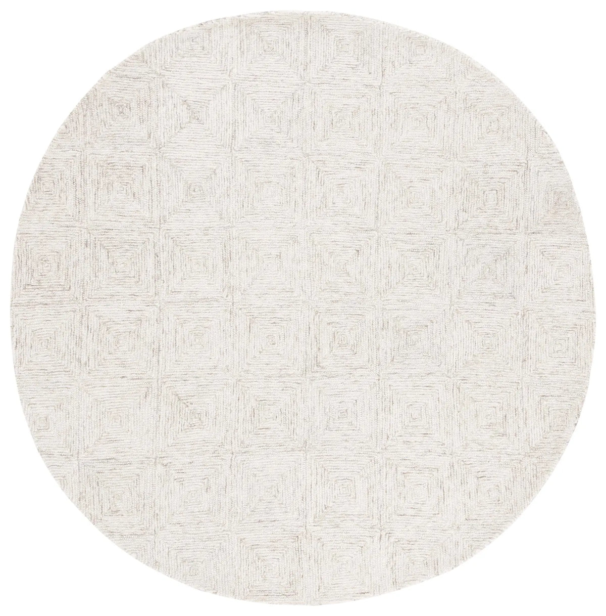 Safavieh Abstract 6'-0" x 6'-0" Rug in Grey / Ivory