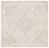 Safavieh Abstract 6'-0" x 6'-0" Rug in Ivory / Grey