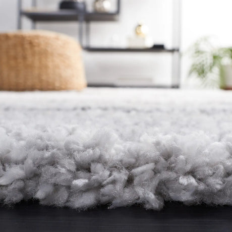 Safavieh Fontana Shag  800 4'-0" x 6'-0" Rug in Ivory / Grey