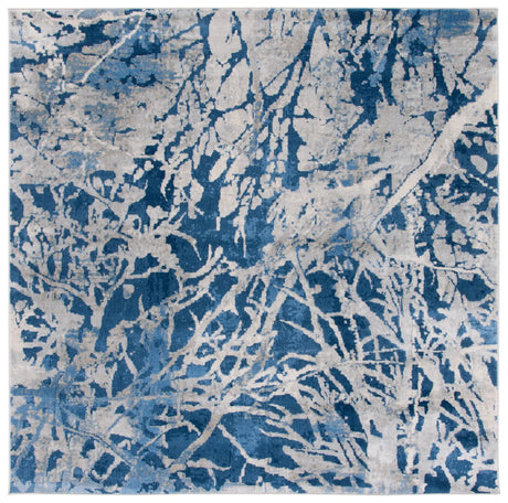 Safavieh Jasper 100 6'-7" x 6'-7" Rug in Navy / Ivory