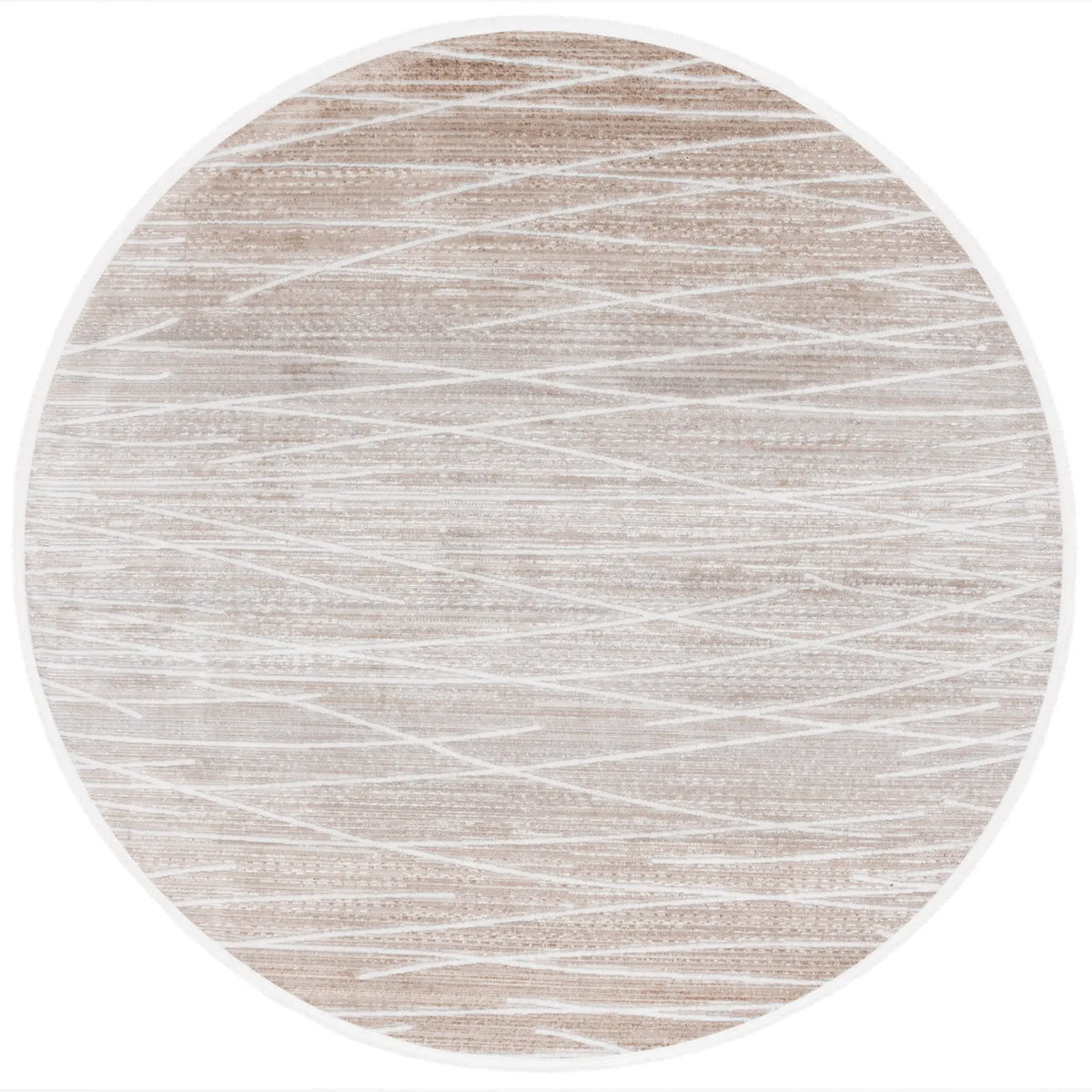 Safavieh Mila 6'-7" x 6'-7" Rug in Beige / Grey