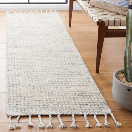 Safavieh Casablanca 2'-3" x 8'-0" Rug in Light Blue / Ivory