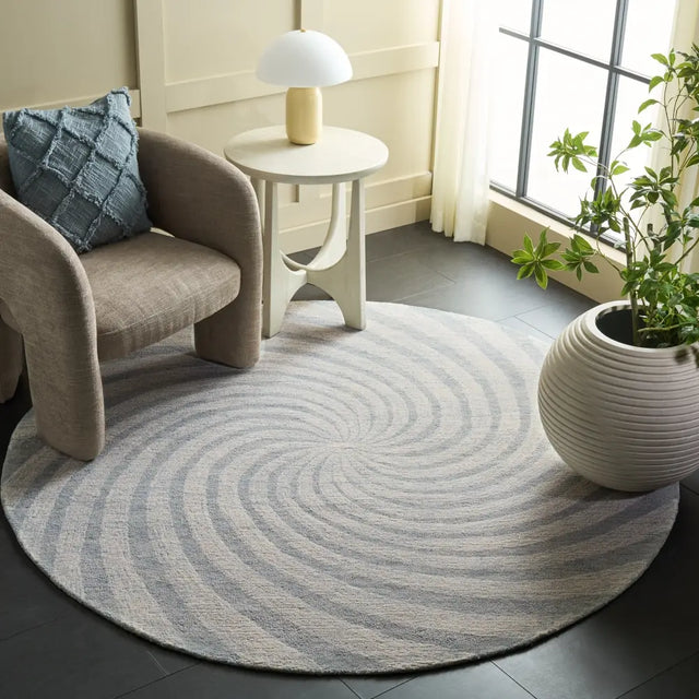 Safavieh Novelty 6'-0" x 6'-0" Rug in Blue / Grey