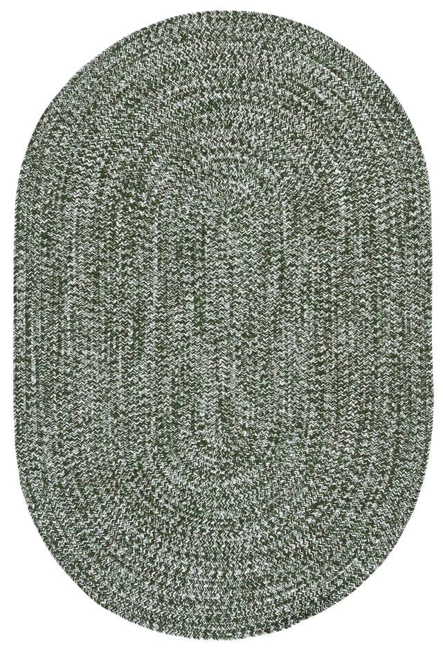 Safavieh Braided 4'-0" x 6'-0" Rug in Dark Green