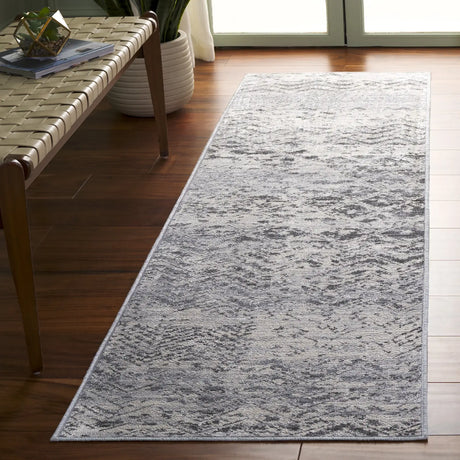 Safavieh Atlas 2'-2" x 7'-0" Rug in Charcoal / Grey