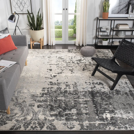 Safavieh Retro 10'-0" x 14'-0" Rug in Light Grey / Grey
