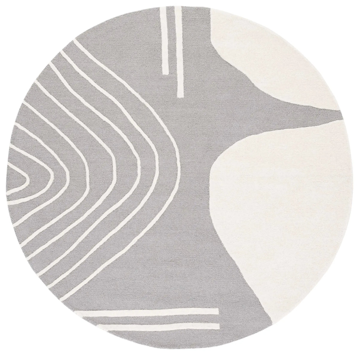 Safavieh Rodeo Drive 6'-0" x 6'-0" Rug in Grey / Ivory