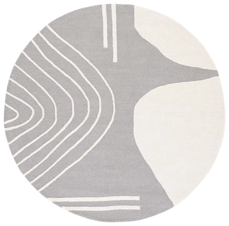 Safavieh Rodeo Drive 6'-0" x 6'-0" Rug in Grey / Ivory