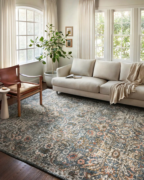 Loloi Saban Sab-04 Blue/Sand Rugs - room scene 1