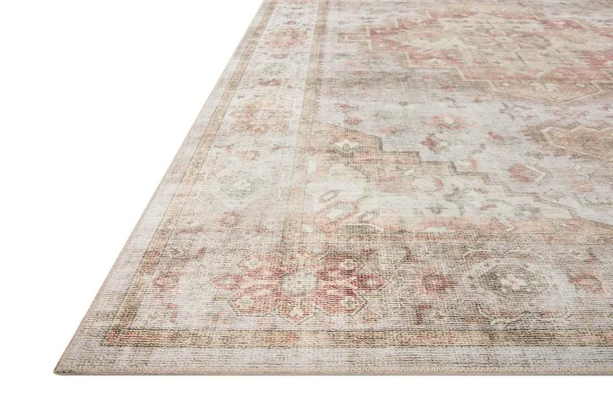 Loloi Heidi Hei-02 Sage/Multi Rugs - rug corner