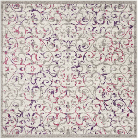 Safavieh Skyler 6'-7" x 6'-7" Rug in Ivory / Pink