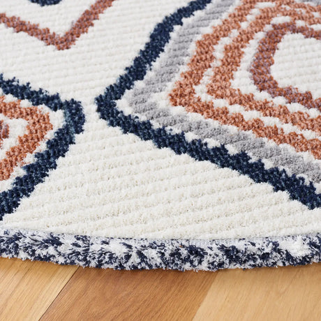 Safavieh Marrakesh 6'-7" x 6'-7" Rug in Ivory / Multi