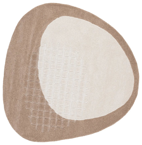 Safavieh Novelty 5'-0" x 5'-0" Rug in Beige / Ivory
