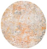 Safavieh Madison 6'-7" x 6'-7" Rug in Ivory / Orange