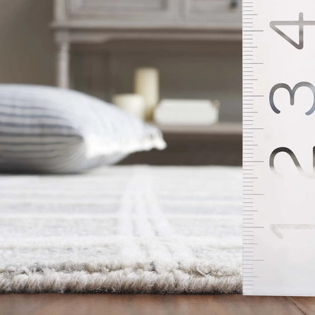 Safavieh Pine 4'-0" x 6'-0" Rug in Grey / Ivory