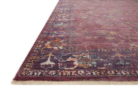 Loloi Giada Gia-02 Grape/Multi Rugs - rug corner