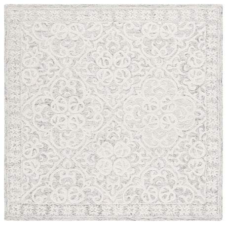 Safavieh Metro 6'-0" x 6'-0" Rug in Silver / Ivory