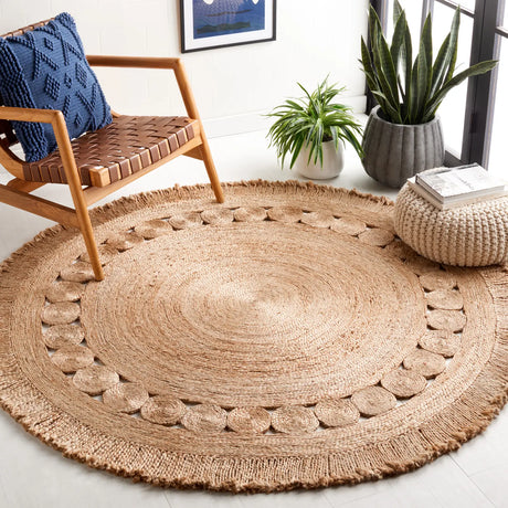 Safavieh Natural Fiber 6'-0" x 6'-0" Rug in Natural