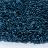 Safavieh August Shag 5'-0" x 5'-0" Rug in Navy