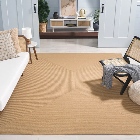 Safavieh Braided 10'-0" x 14'-0" Rug in Beige / Tan
