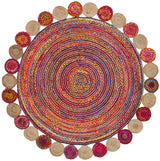 Safavieh Cape Cod 10'-0" x 10'-0" Rug in Red / Multi