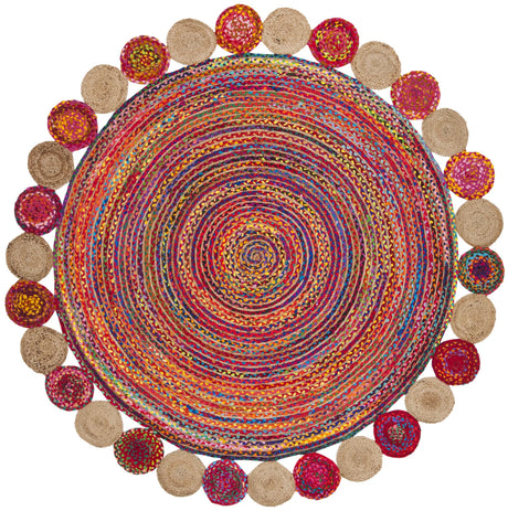 Safavieh Cape Cod 10'-0" x 10'-0" Rug in Red / Multi