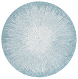 Safavieh Micro-Loop 5'-0" x 5'-0" Rug in Aqua