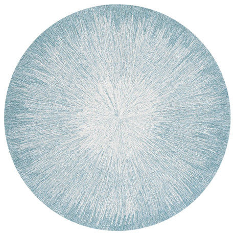 Safavieh Micro-Loop 5'-0" x 5'-0" Rug in Aqua