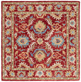 Safavieh Blossom 6'-0" x 6'-0" Rug in Red / Green
