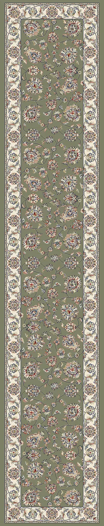 Dynamic Rugs Ancient Garden 57365 Green / Ivory Rugs - Runner