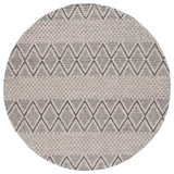 Safavieh Marbella 6'-0" x 6'-0" Rug in Silver / Black