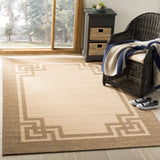 Safavieh Martha Stewart 4'-0" x 5'-7" Rug in Beige / Dark Beig