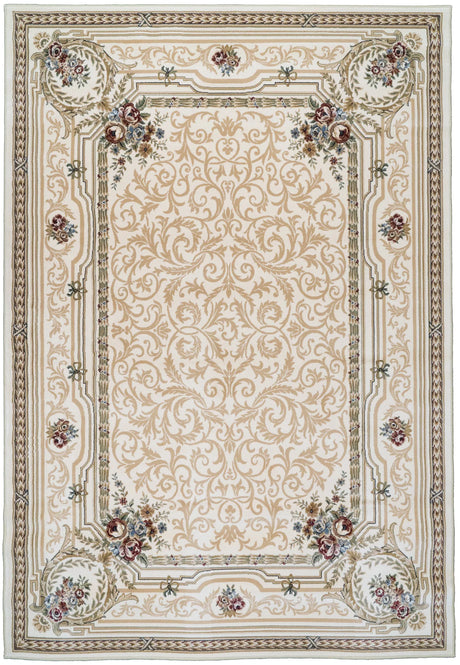 Dynamic Rugs Ancient Garden 57091 Ivory Rugs - Rectangular