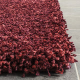 Safavieh Santa Monica Shag 9'-6" x 13'-0" Rug in Maroon
