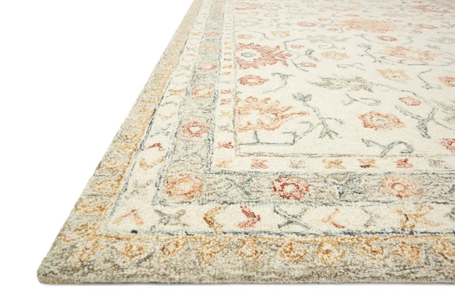 Loloi Norabel Nor-03 Ivory/Rust Rugs - rug corner