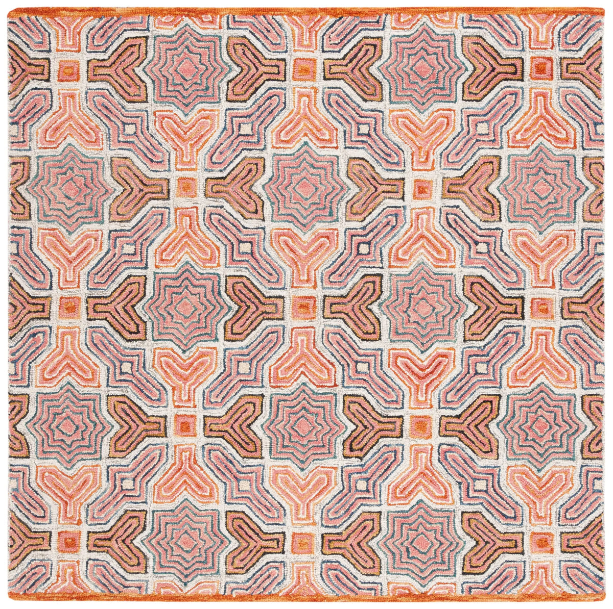 Safavieh Aspen 6'-0" x 6'-0" Rug in Pink / Orange