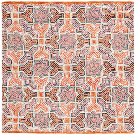 Safavieh Aspen 6'-0" x 6'-0" Rug in Pink / Orange