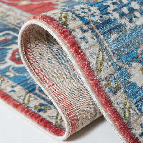 Safavieh Vintage Persian 4'-0" x 6'-0" Rug in Red / Blue