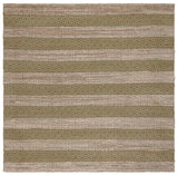 Safavieh Natural Fiber 6'-6" x 6'-6" Rug in Green / Natural