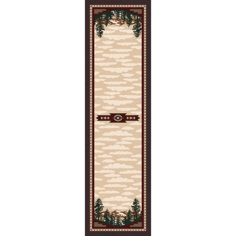 American Dakota Autumn Point Wine Rug