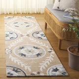 Safavieh Jardin 2'-3" x 8'-0" Rug in Beige / Ivory