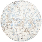 Safavieh Expression 6'-0" x 6'-0" Rug in Ivory / Blue