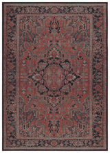 Safavieh Journey 4'-4" x 6'-0" Rug in Navy / Red