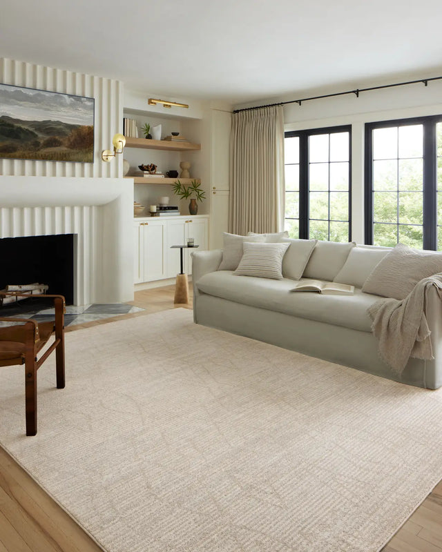 Loloi Kamala Kam-03 Natural/Mist Rug - room scene 1