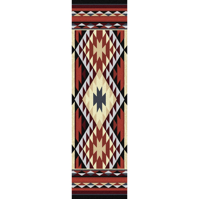 American Dakota Diamond Rio Rust Rug